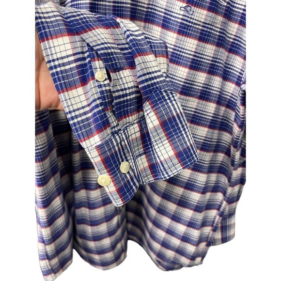 Resistol Rodeo Gear Men’s Button Down Cowboy Plaid Long Sleeve Shirt Large Size - Picture 4 of 5